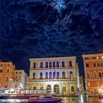 La lune sur la lagune